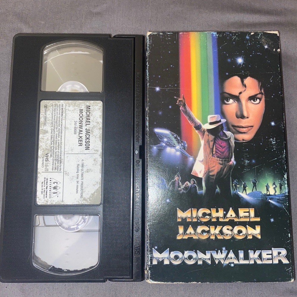 Michael Jackson / Moonwalker / VHS / 1988 / Rare 🔥🇨🇦